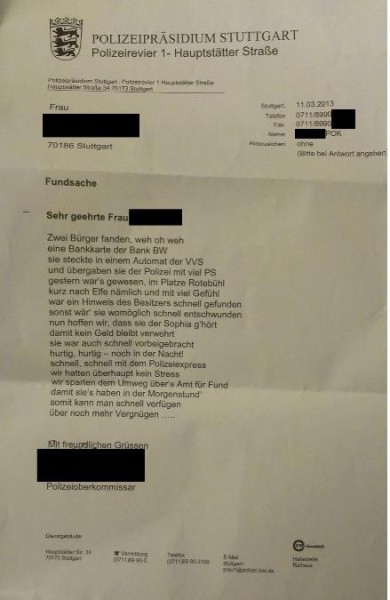 Stuttgarter Polizei-Poeten