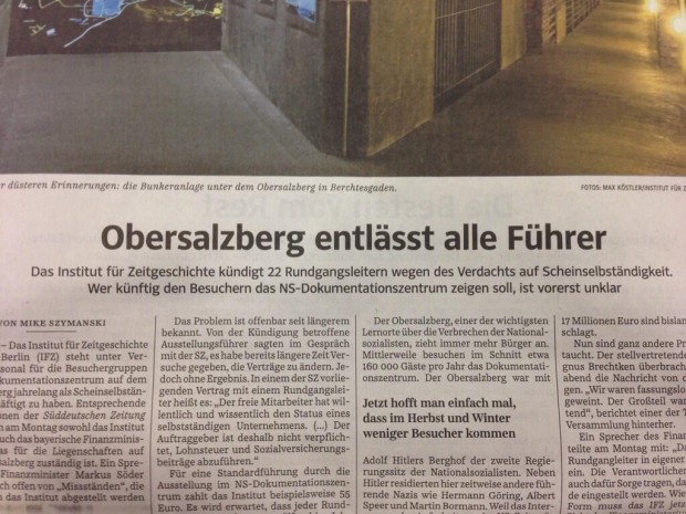 Obersalzberg entlässt alle Führer