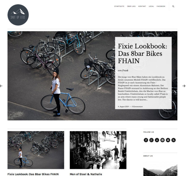 Shut Up Legs – a Blog for Bike Lovers