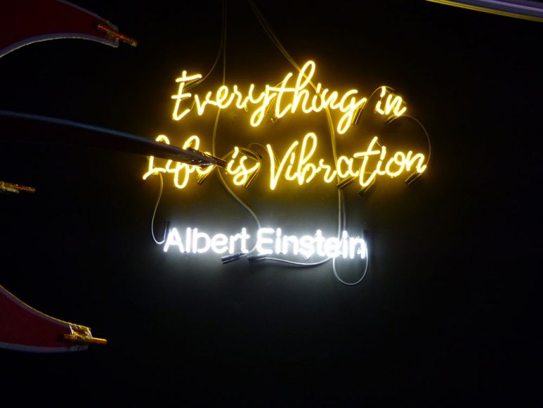 Albert Einstein liefert das Clubmotto. 